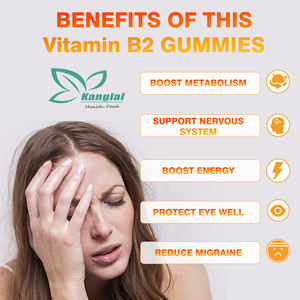 Gomitas Premium de vitamina B2 con CoQ10, refuerzo del metabolismo, compatible con el sistema nervioso, protege los ojos, suplementos para la salud - Product Image 3