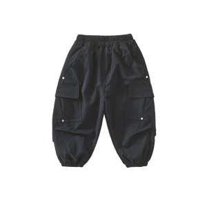 Nouveau style printemps 2026 – Pantalon cargo tendance pour garçons, coupe décontractée et ample, jambe large, pour jeunes filles, fabriqué à Huzhou, 100 % coton, écologique - Product Image 1