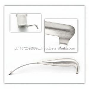 เครื่องถ่างปาก BAUER แบบตะขอขวา 21 ซม. ผลิตจากเหล็กกล้าไร้สนิมเยอรมัน ใช้งานด้วยมือ ได้รับการรับรองมาตรฐาน CE อยู่ในกลุ่มเครื่องมือผ่าตัดประเภทที่ 1 - Product Image 1