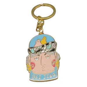 מותאם אישית רכב Keychain ריק מתכת מפתח מחזיק עור Keyring העידון לב בצורת מפתח טבעת