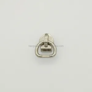 Extractor de deslizador de Cremallera de nailon, anillo clásico "D", para prendas y bolsos, fabricado en China