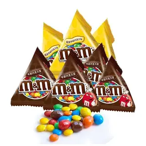 Venda por atacado de grãos de chocolate m & ms peanut manteiga chocolate latas