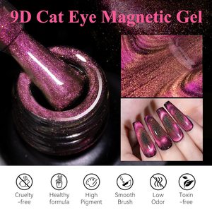 Kit de vernis gel œil de chat magnétique 9D coréen 10ml haute pigmentation pour salon, fournitures professionnelles, <span class=keywords><strong>prix</strong></span> fabricant bas - Product Image 3