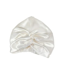 Coffret cadeau en soie de mûrier certifiée OEKO, comprenant un bonnet et un chouchou en soie de 30 mm