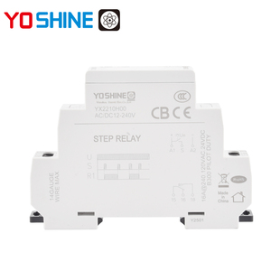 יושין ac12v/24v/110v/220v ו dc12v/24v 10a16a spdt צעד מתאים להתקנה על 35 מ "מ מעקה - Product Image 2