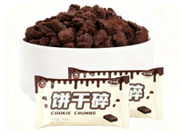 Miettes de biscuits concassés - 400g Saveurs chocolat/matcha |   Morceaux de biscuits super fins/moyens pour la décoration de gâteaux et de glaces