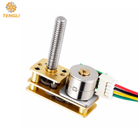 Moteur pas à pas à aimant permanent GM1024-10BY 5V durable avec arbre fileté M3 de 10 mm pour actionneur de suivi de panneau solaire miniature