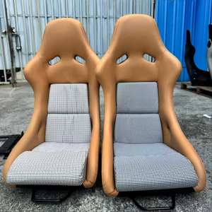 Sedile a secchiello in pelle pied-de-poule, piastra posteriore in fibra di carbonio con guide integrate per RECARO Pole per <span class=keywords><strong>Peugeot</strong></span> - Product Image 4