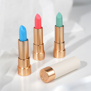 Venta al por mayor nuevo lápiz labial hidratante que cambia de Color de etiqueta privada de alta calidad tubo dorado Bálsamo hidratante de larga duración para el cuidado de los labios - Product Image 5