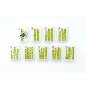 Juego de Mahjong Americano de Acrílico con Grabado de Logotipo Personalizado, Material Ecológico, 160 Piezas para Celebraciones Culturales y Reuniones Familiares - Product Image 3