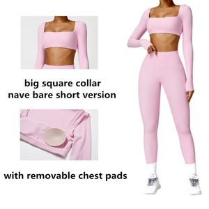 Haut <span class=keywords><strong>de</strong></span> <span class=keywords><strong>sport</strong></span> en tissu brossé <span class=keywords><strong>de</strong></span> qualité avec coussinets <span class=keywords><strong>de</strong></span> poitrine, t-shirt <span class=keywords><strong>de</strong></span> yoga fitness à manches longues, vêtements <span class=keywords><strong>de</strong></span> <span class=keywords><strong>sport</strong></span> pour femmes, haut <span class=keywords><strong>de</strong></span> gym - Product Image 3