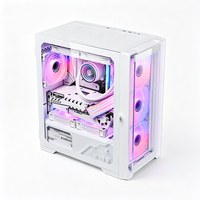 PC de jeu blanc AMD Ryzen 9 RTX 4080 Super, ordinateur de bureau de jeu, station de jeu Esports, système informatique IT à refroidissement par air