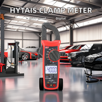 Hytais TS18A penjepit Digital Meter T-RMS AC Ammeter Multimeter CAT III 600V nilai untuk perbaikan mobil arus Volt Hz Tester DC