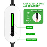 Chargeur de voiture électrique Gocean New 16A 3,5 kW, câble de 5 mètres, prise Type 2 Schuko, chargeur EV portable