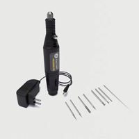 Kailiwei - Pluma Eléctrica 8 en 1 para Pulir, Remover Pegamento, Perforar y Grabar, Herramienta de Reparación para Placas Base de Teléfonos Móviles, CPU e IC