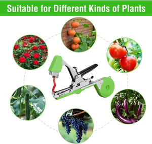Outils de jardinage pour attacher les branches, machine <span class=keywords><strong>à</strong></span> <span class=keywords><strong>lier</strong></span> les tomates, outil de ligature des semis, outil de ligature des vignes, tapener pour légumes, bandes adhésives pour jardin domestique - Product Image 4