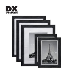 Dx डिजाइन सस्ते pvc फोटो फ्रेम 4x6 5x7 8x10 इंच परिवार शादी के चित्र कोलाज के लिए - Product Image 1