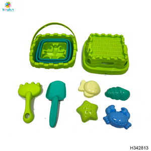 8Pcs Pliable En Plastique Plage Seau De <span class=keywords><strong>Sable</strong></span> Pelle Râteau Jouer Ensemble pour Enfants En Plein Air D'été Amusant Sandbox <span class=keywords><strong>Jeux</strong></span> - Product Image 2
