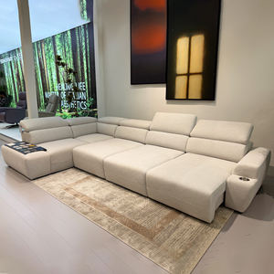 Canapés de salon en forme de L, mécanisme d'appui-tête de haute qualité de luxe, ensemble de meubles <span class=keywords><strong>canapé</strong></span>-lit inclinable électrique sectionnel - Product Image 3