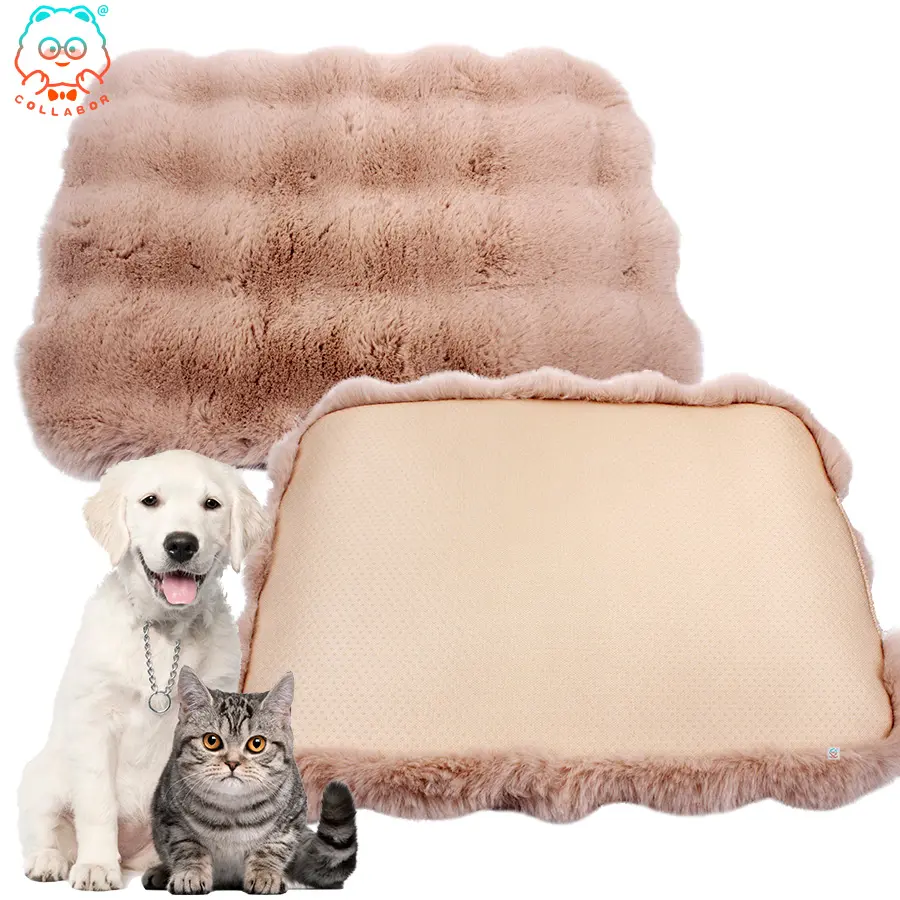 COLLABOR OEM ODM 주식 패션 개 침대 모피 빨 새로운 애완 동물 침대 디자인 럭셔리 따뜻한 애완 동물 둥지 동물 침대 다채로운