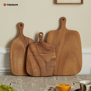 เขียงไม้วอลนัทหนา 2.0 ซม. ทนทาน พกพาสะดวก ใช้สำหรับหั่นอาหารและตัดขนมปัง เหมาะสำหรับใช้ในครัว - Product Image 1