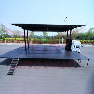 Plataforma de Escenario Portátil Usada para Camiones y Remolques, Remolque de Escenario Móvil para Conciertos - Product Image 4