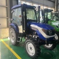 70 PS Allrad-Gartentraktor mit EPA-Zulassung, Mini-Landwirtschaftstraktor mit Frontlader und Heckbagger, für den Agrar- und Landwirtschaftseinsatz, Motorpumpe