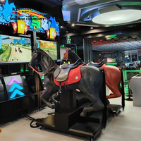 S.Q.F 32-Inch Screen Simulator Sport VR Hot Coin Operated Arcade Games Machine Caractéristiques OutRun & Horse Racing