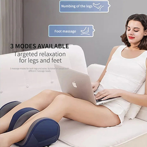 Máquina de pedicura eléctrica de uso doméstico de alta calidad Shiatsu amasado y terapia de calor rodante masajeador de piernas - Product Image 4