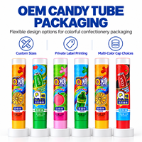 Tabung Aluminium Plastik untuk Selai dengan Tutup Ulir, Kemasan Food Grade 12.7-35mm, Wadah Custom Cetak UV