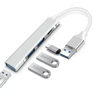 Sıcak satış İşlevli hub genişletici USB 3.0 por Hub Splitter laptop için yerleştirme istasyonu 4 port usb hub