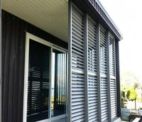 Volets en aluminium à lame en Z pour l'isolation thermique des murs extérieurs des hôtels de villégiature, la circulation de l'air et l'architecture écologique