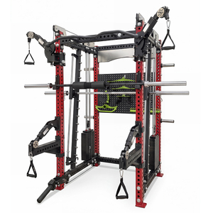 Máquina <span class=keywords><strong>de</strong></span> entrenamiento <span class=keywords><strong>de</strong></span> fuerza para gimnasio en casa GRASSFIT, máquina Smith multifuncional, rack <span class=keywords><strong>de</strong></span> <span class=keywords><strong>potencia</strong></span> <span class=keywords><strong>de</strong></span> acero, equipo <span class=keywords><strong>de</strong></span> gimnasio para <span class=keywords><strong>ejercicios</strong></span> <span class=keywords><strong>de</strong></span> fitness. - Product Image 5