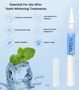2024 stylo de blanchiment des dents dents blanches éblouissantes dentaires avec Logo personnalisé 2ml en plastique bleu blanchiment des dents stylo Gel désensibilisant - Product Image 4