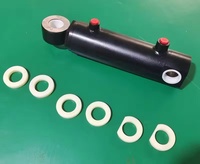 Cylindres hydrauliques soudés non standard, vérins de stabilisateur, pompe à double action, alésage 50 mm, tige 28 mm, pour flèche de godet