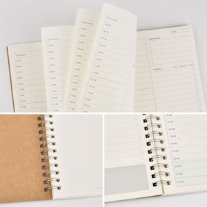 Wholesale Supplier Leather Hardcover 100 Sheets Spiral Notebook To-Do List Planner for Time Management - Product Image 2