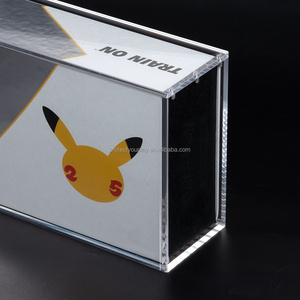 Étui en acrylique UPC 151 Pokémon Charizard TCG <span class=keywords><strong>Celebrations</strong></span>, étui en acrylique transparent avec couvercle magnétique, étui magnétique Pokémon UPC - Product Image 3