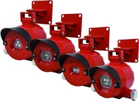 Détecteur de gaz UV WGSensor FD10-UV avec système d'alarme incendie, couleur rouge, DC24V 6V pour usines chimiques