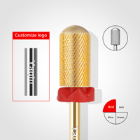 Professionnel Grand Baril Lisse Rond Top Sécurité 2XC 3XC 4XC 5XC Lime Électrique Foret À Ongles Carbure De Tungstène