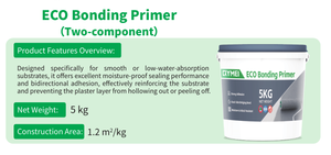 Primaire de collage acrylique transparent QYM ECO 5KG – Adhérence forte, liaison double face, résistant à l'humidité et aux alcalis pour la construction murale - Product Image 3
