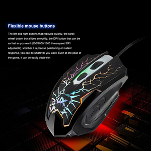 Bộ Chuột Chơi Game Quang Học Và Bàn Phím Chơi Game Đa Phương Tiện Chiếu Sáng Có Đèn Nền - Product Image 4