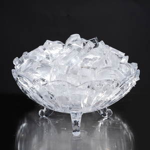 Barre de glace LZ-260 de 120kg par jour faisant la machine à glace commerciale refroidie par air de forme de lune - Product Image 5