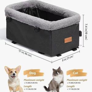 IP67 evcil hayvanlar için su geçirmez araba koltuğu kolay kurulum ön köpekler ve kediler için merkezi kontrol ile seyahat kulübesi - Product Image 2