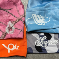 Gorro Elástico Delgado Personalizado con Estampado de Camuflaje y Leopardo, Gorro Ligero con Logotipo Personalizado para Deportes, Correr, Forro de Casco, Venta al Por Mayor