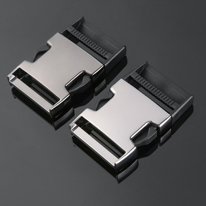 Metal Buckle 38mm Adjustable <b>Bag</b> Fastener For Backpack Waist <b>Bag</b> <b>Accessory</b> - Product Image 1