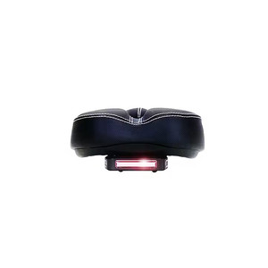 Asiento de <span class=keywords><strong>Bicicleta</strong></span> Cómodo, Simple y Seguro de Cuero PU con Espuma, Ventilado y con <span class=keywords><strong>Luz</strong></span> Recargable para Hombres, Bicicletas de Montaña - Product Image 2