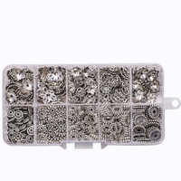 Zhubi 475 pièces porte-perles en métal chaîne entretoises tibétain argent plaqué alliage de Zinc breloques pour Bracelets bricolage bijoux de mode