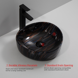 2025 sanitarios para recién nacidos, mesa de cerámica personalizada, lavabos pequeños baratos de mármol Triangular de China para Baño - Product Image 3