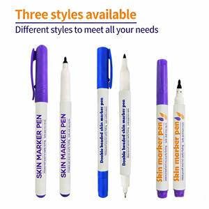 Pennarello Chirurgico Professionale KHY, Sterile, Non Tossico, Permanente, con Righello di Carta, Impermeabile, per Tatuaggi Medici - Product Image 5