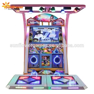 Arcade Amusement Juegos que funcionan con monedas Máquina de música Pump <span class=keywords><strong>It</strong></span> up Dance Racing Arcade Game Machine PARA 2 JUGADORES - Product Image 2